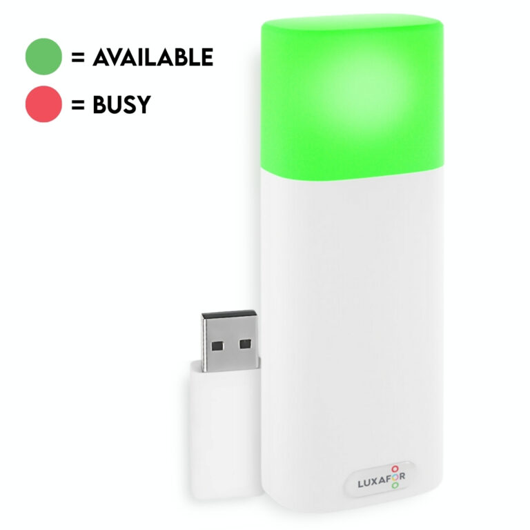 Luxafor Bluetooth Pro – Meeting Room Availability Indicator 1 Luxafor WIRELESS STATUS LIGHT MEETING ROOM AVAILABILITY BLUETOOTH PRO