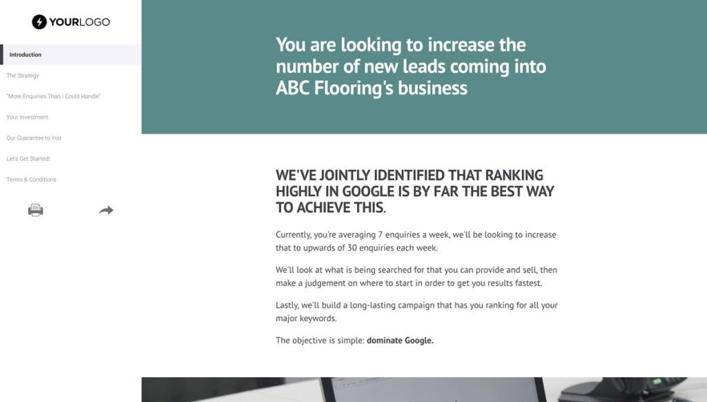 How to Automate Your Client Acquisition 19 Better Proposals example Luxafor