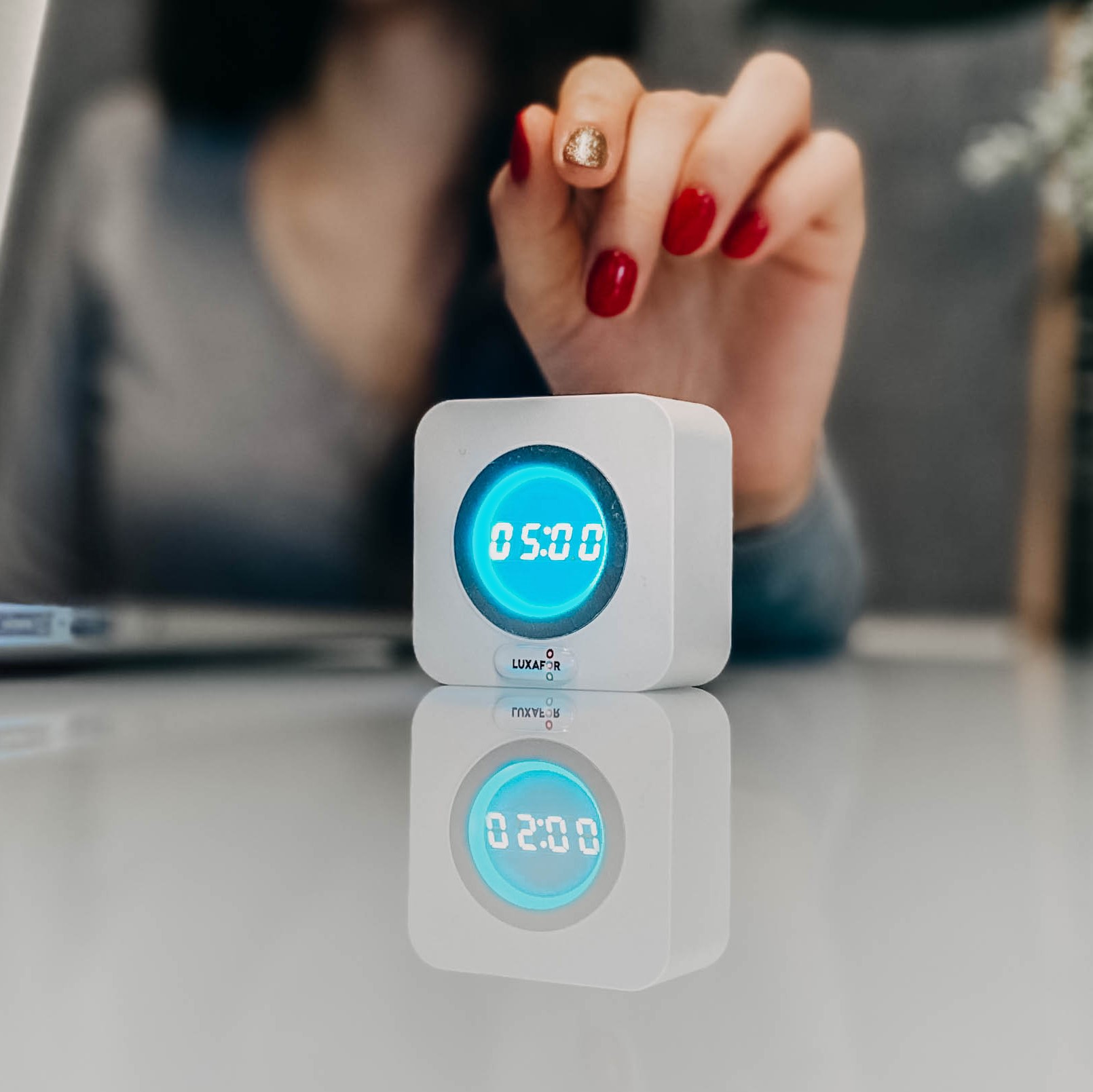 Pomodoro-Timer-Blue.jpg Luxafor Pomodoro Timer with USB cable