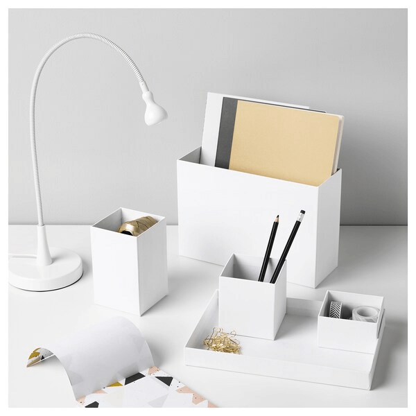 35 Genius and Actually Useful Office Supplies, Accessories, and Gadgets for Increased Productivity When Working From Home (2020) 12 Boxes with tools on a table Luxafor