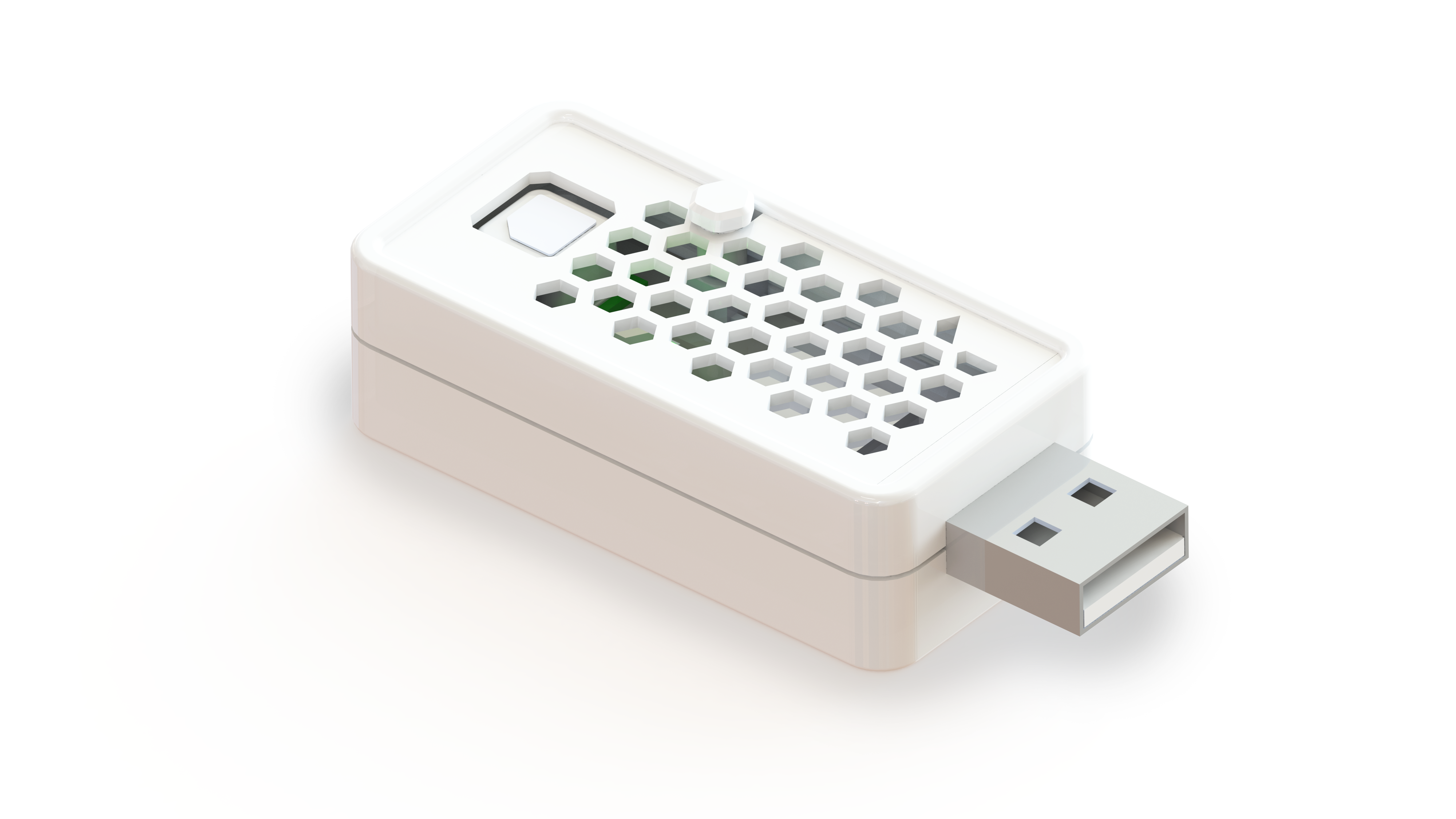 Luxafor CO2 Dongle CO2 Dongle is a portable device that analyzes and monitors the air quality in your workspace, home or even your car or public transport.