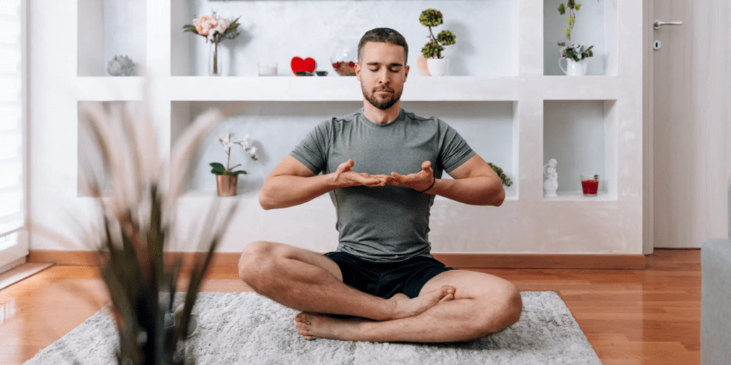 10 Relaxation Tips For A Stress-Free And Uplifting Life 4 Man meditating