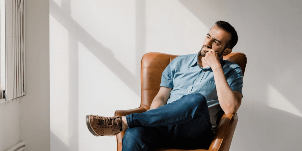 7 Steps To Improve Creativity At Work For Better Performance And Results 4 Man thinking