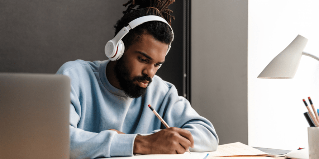 7 Steps To Improve Creativity At Work For Better Performance And Results 2 Man writing