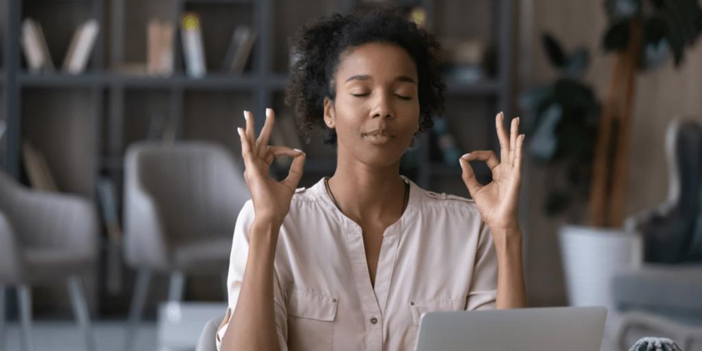 How to improve work-life balance for productivity 4 Relaxed woman min