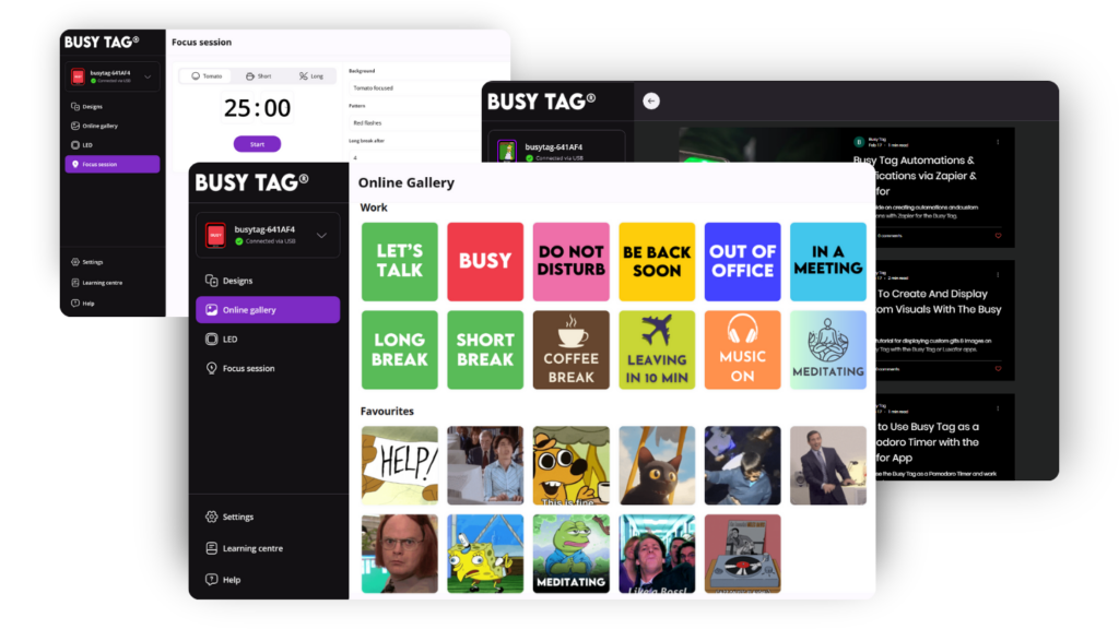 Busy Tag - Your Digital Canvas 30 Busy Tag app LEARNING CENTER 1