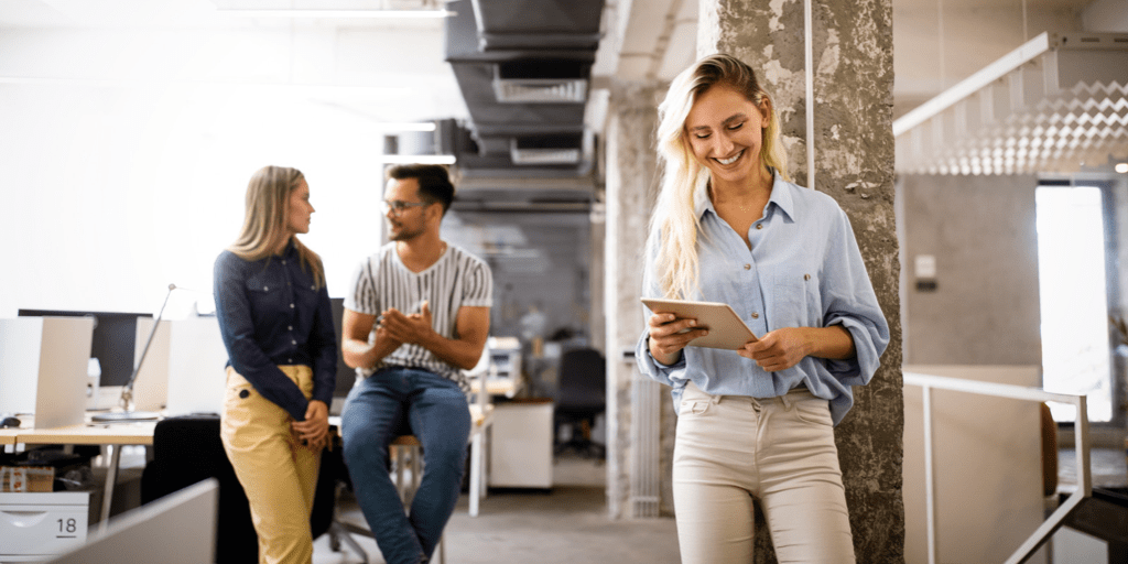 7 Tips To Battle Chronic Stress 3 Happy employees min 2