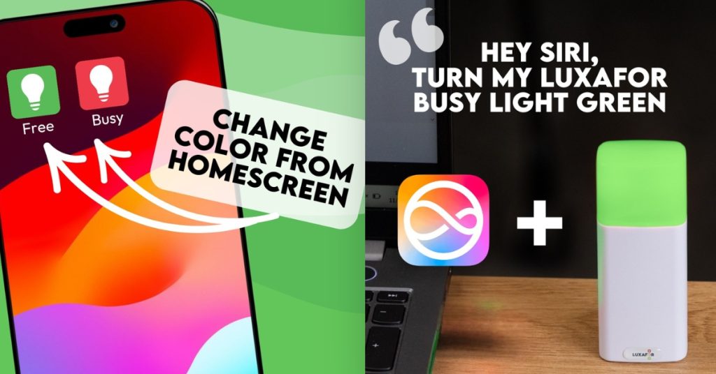 Luxafor Integrates With iPhone Shortcuts App for Easy Automation 1 Luxafor bluetooth pro switch pro 2 apple iphone shortcuts