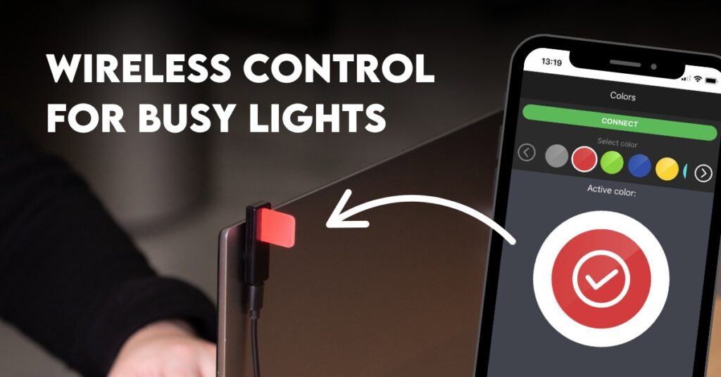Wireless Busy Light Control from Your Phone 1 Wireless busy light status light remote control from phone app